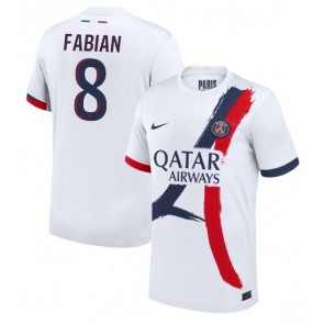 Billiga Paris Saint-Germain Fabian Ruiz #8 Bortatröja 2024-25 Kortärmad